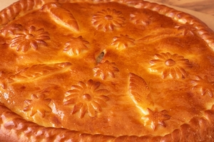 Пирог с картошкой и луком